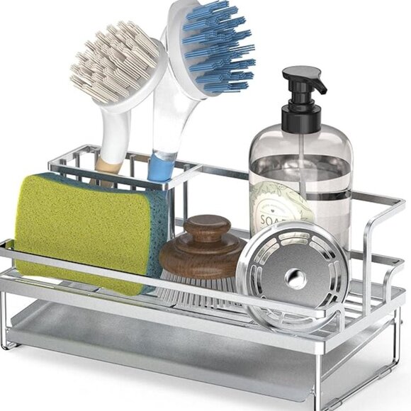 Kitchen Sink Caddy Stainless Steel - Picture 1 of 11